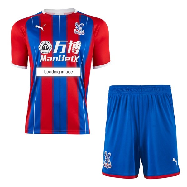 Camiseta Crystal Palace MA Primera equipación Niños 2019-2020 Rojo Azul